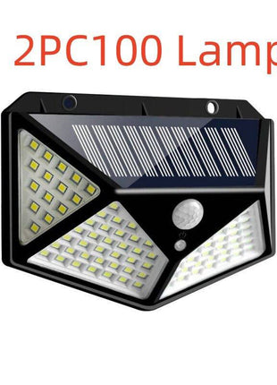100 LED Solar Motion Sensor Wall Light – Waterproof & Easy Install - TECNO GADGETS