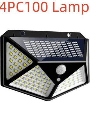100 LED Solar Motion Sensor Wall Light – Waterproof & Easy Install - TECNO GADGETS