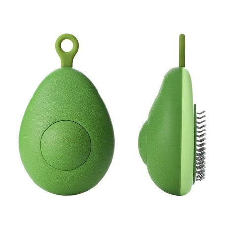 Avocado-Shaped Cat & Dog Grooming Brush – Hair Remover Tool with Stainless Steel Needles - TECNO GADGETS