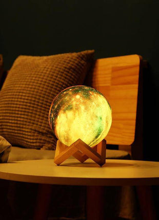 3D Printed Lunar Night Light, Creative Gift & Decorative Lamp - TECNO GADGETS