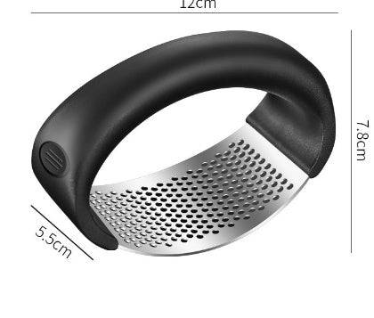 Stainless Steel Garlic Masher – Manual Press for Fruits & Vegetables - TECNO GADGETS