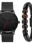 All black with beads