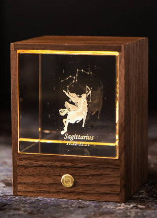 Crystal LED Table Lamp, USB Powered Constellation Night Light for Bedroom Decor - TECNO GADGETS