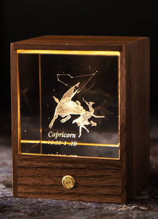 Crystal LED Table Lamp, USB Powered Constellation Night Light for Bedroom Decor - TECNO GADGETS