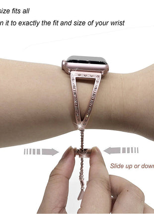 Diamond Watch Strap, Compatible with Various Smart Watches - TECNO GADGETS