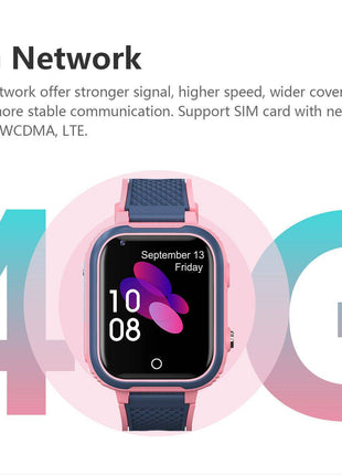 4G Waterproof Touchscreen Camera Smart Watch, Electronic Positioning for Kids - TECNO GADGETS