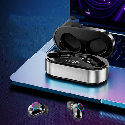 F12 Wireless Bluetooth Headset features a durable metal shell and high-quality sound, offering seamless connectivity for calls and music. Its ergonomic design ensures comfort, making it perfect for on-the-go use.