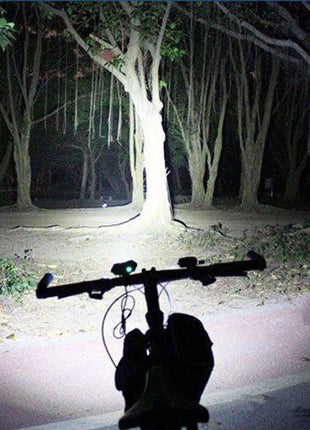 F3 USB Bicycle Headlights, 3 T6 LED, Rechargeable Mountain Bike Lights - TECNO GADGETS
