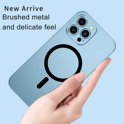 Aluminum Alloy Frame Phone Case offers durable protection with a sleek design, featuring a reinforced structure and glass lens protection. Perfect for safeguarding your phone from drops, scratches, and impacts while maintaining a stylish look.