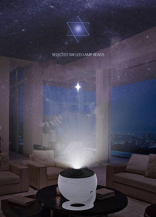 Night Light Galaxy Projector, 360° Rotating Starry Sky Lamp for Kids & Bedroom - TECNO GADGETS