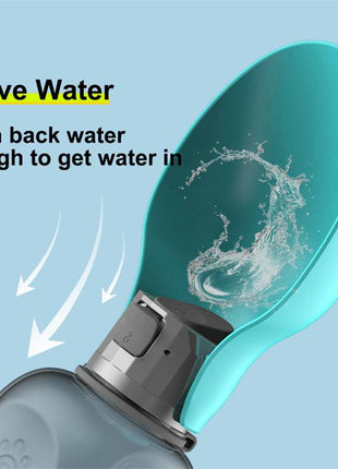 Tecno Gadgets Leakproof Pet Foldable Drinking Bowl 