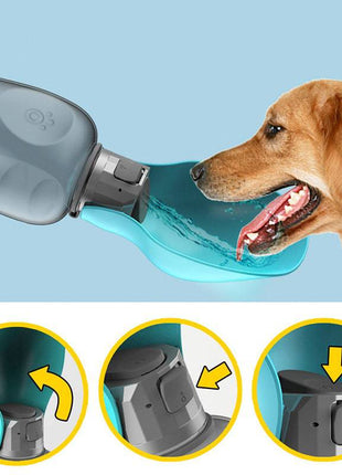 Tecno Gadgets Leakproof Pet Foldable Drinking Bowl 