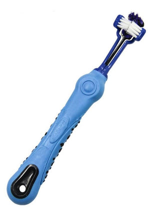Three-Sided Pet Toothbrush – Dog Teeth Care, Tartar Removal & Bad Breath Solution - TECNO GADGETS