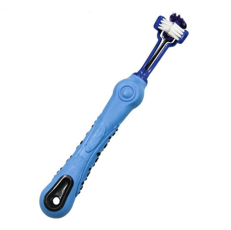 Three-Sided Pet Toothbrush – Dog Teeth Care, Tartar Removal & Bad Breath Solution - TECNO GADGETS