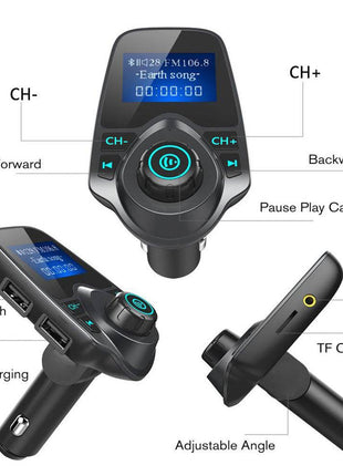 FM Transmitter with Audio & Video Navigation – Multifunctional Car Player - TECNO GADGETS