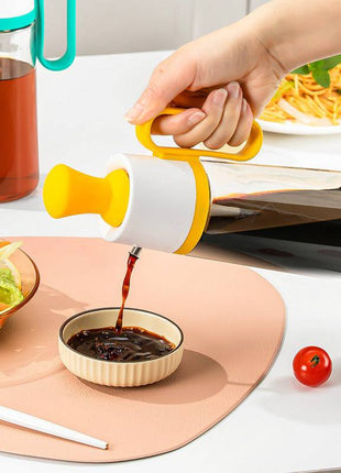 2-in-1 Oil Dispenser with Silicone Brush – BBQ Oil Spray Bottle for Cooking - TECNO GADGETS