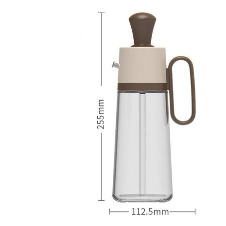 2-in-1 Oil Dispenser with Silicone Brush – BBQ Oil Spray Bottle for Cooking - TECNO GADGETS