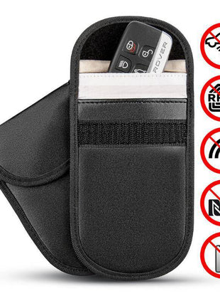 Car Key Signal Blocker Case – RFID Faraday Cage Key Fob Locking Bag - TECNO GADGETS