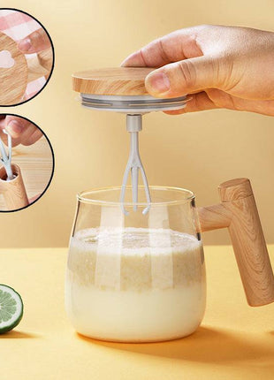 400ML Self-Stirring Coffee Mug – Electric Mixing Cup for Kitchen & Gym - TECNO GADGETS