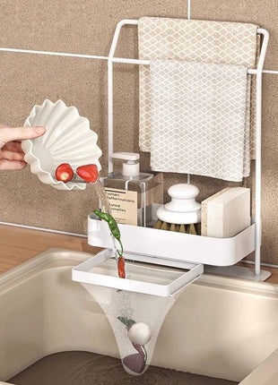 Rag Draining Kitchen Storage Rack – Practical Kitchen Gadget - TECNO GADGETS