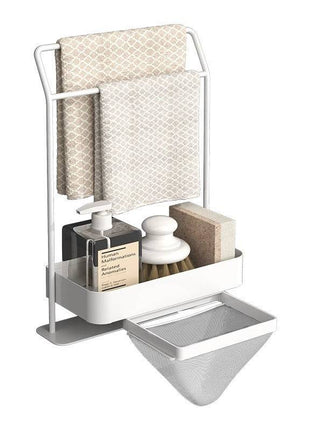 Rag Draining Kitchen Storage Rack – Practical Kitchen Gadget - TECNO GADGETS