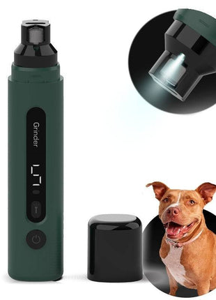 Electric Dog Nail Grinder – Rechargeable Quiet Pet Nail Trimmer with 5-Speed Settings for Dogs & Cats - TECNO GADGETS
