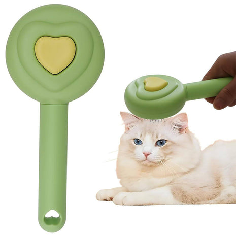 Pet Beauty Hair Removal Comb – One-Click Release Dog & Cat Brush for Grooming - TECNO GADGETS