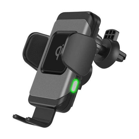 10W Fast Wireless Car Charger provides quick and secure charging for your devices while driving. With a stable grip and efficient power delivery, it ensures your phone stays charged on the go without the hassle of cords