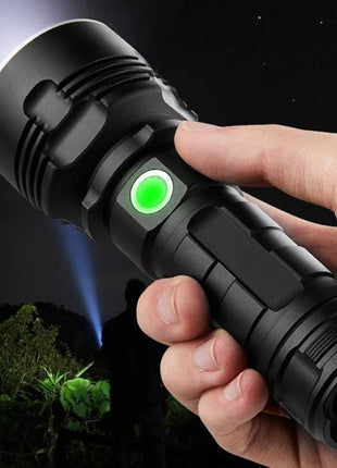 Strong LED Flashlight, Rechargeable Super Bright Xenon Outdoor Lamp - TECNO GADGETS