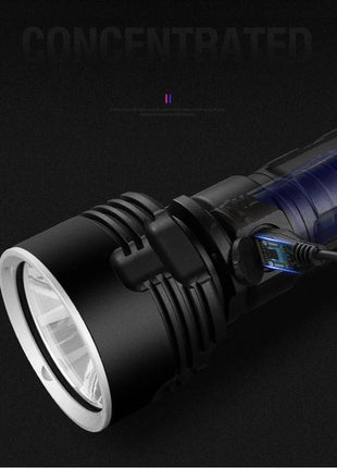 Strong LED Flashlight, Rechargeable Super Bright Xenon Outdoor Lamp - TECNO GADGETS