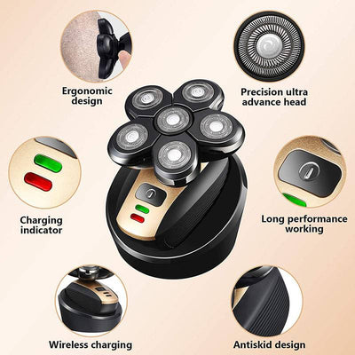 5-in-1 Electric Shaver for Men – Rechargeable Razor & Grooming Kit - TECNO GADGETS