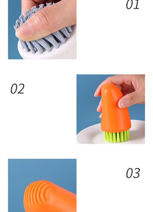 Multifunctional Carrot Brush – Kitchen Household Gadget - TECNO GADGETS