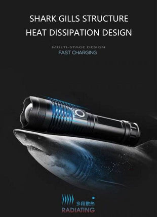 XHP70.2 Powerful USB LED Flashlight delivers intense brightness with advanced LED technology. Rechargeable via USB, it’s perfect for outdoor adventures, emergencies, or everyday use, providing reliable, long-lasting illumination