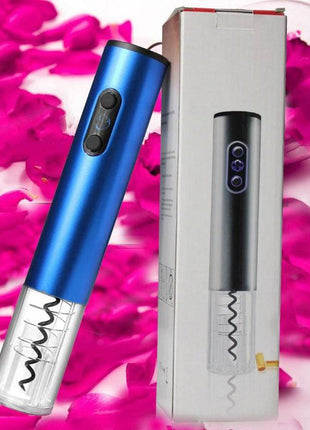 Automatic Electric Wine Bottle Opener – Effortless Cork Removal - TECNO GADGETS
