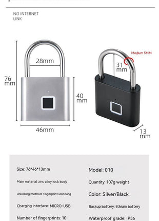 Tecno Gadgets Fingerprint Household Lock