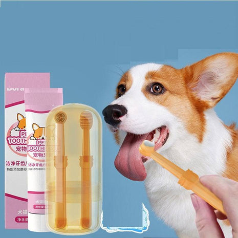 Pet Cleaning Care Dog Cat Toothbrush - TECNO GADGETS