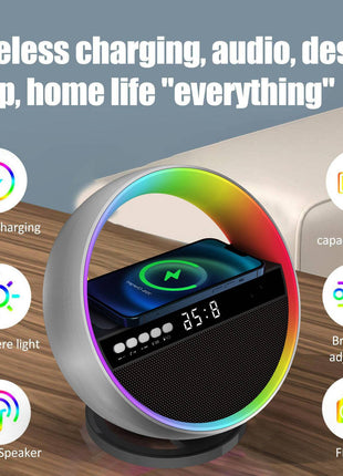 2024 RGB Night Light – Wireless Charger & Bluetooth Speaker - TECNO GADGETS