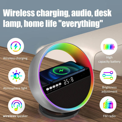 2024 RGB Night Light – Wireless Charger & Bluetooth Speaker - TECNO GADGETS