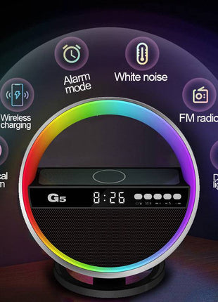 2024 RGB Night Light – Wireless Charger & Bluetooth Speaker - TECNO GADGETS