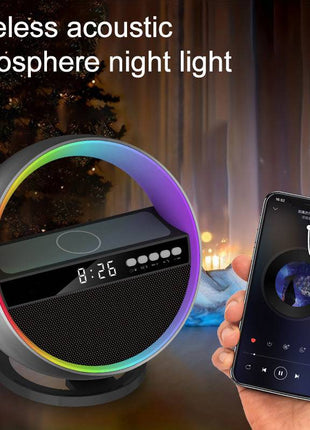 2024 RGB Night Light – Wireless Charger & Bluetooth Speaker - TECNO GADGETS