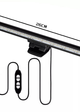 LED Computer Light Bar with USB offers eye-caring technology to reduce screen glare and improve visibility. With adjustable brightness, it provides optimal lighting for your monitor, making it perfect for long hours of work or study.