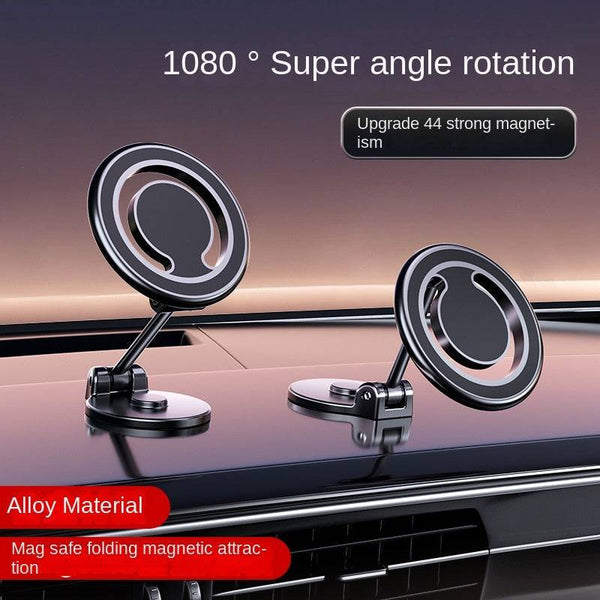 MagSafe Car Mount is a magnetic, hands-free phone holder designed for iPhone 12/13 Pro Max, Plus, and Mini. Secure and easy to use, it provides a stable grip while driving, offering convenient access to your phone for navigation and calls.