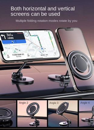 MagSafe Car Mount is a magnetic, hands-free phone holder designed for iPhone 12/13 Pro Max, Plus, and Mini. Secure and easy to use, it provides a stable grip while driving, offering convenient access to your phone for navigation and calls.