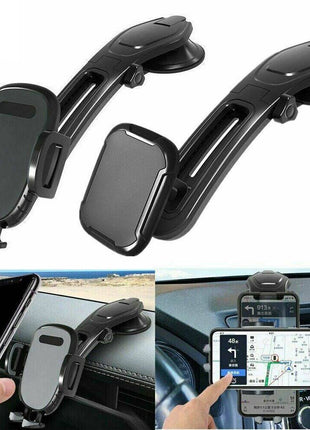 360° Rotatable Car Dashboard Phone Holder – Adjustable GPS & Phone Mount - TECNO GADGETS