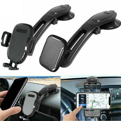 360° Rotatable Car Dashboard Phone Holder – Adjustable GPS & Phone Mount - TECNO GADGETS