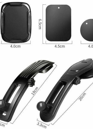 360° Rotatable Car Dashboard Phone Holder – Adjustable GPS & Phone Mount - TECNO GADGETS