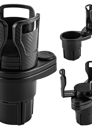 360° Rotatable Car Cup Holder – Multi-Function Organizer for Drinks, Phones & Sunglasses - TECNO GADGETS